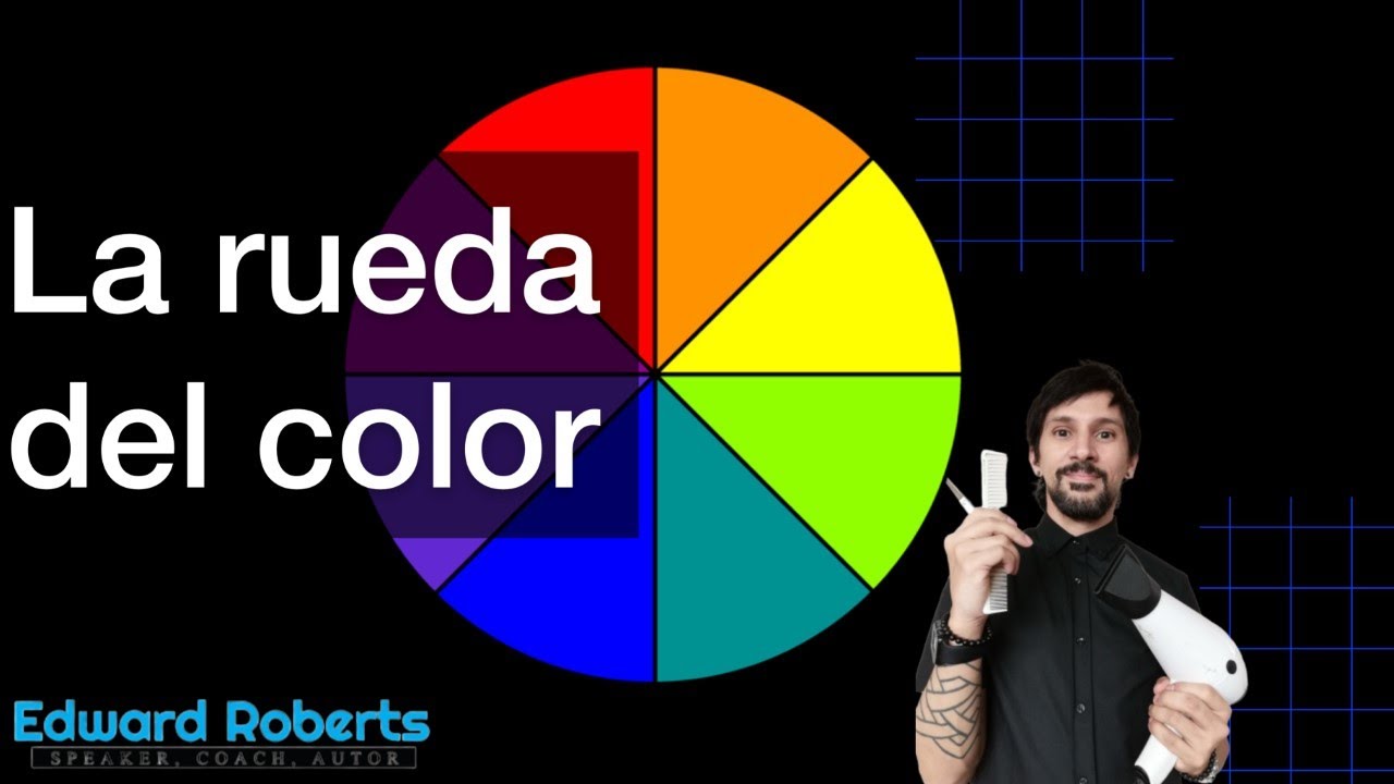 La rueda del color para el cabello