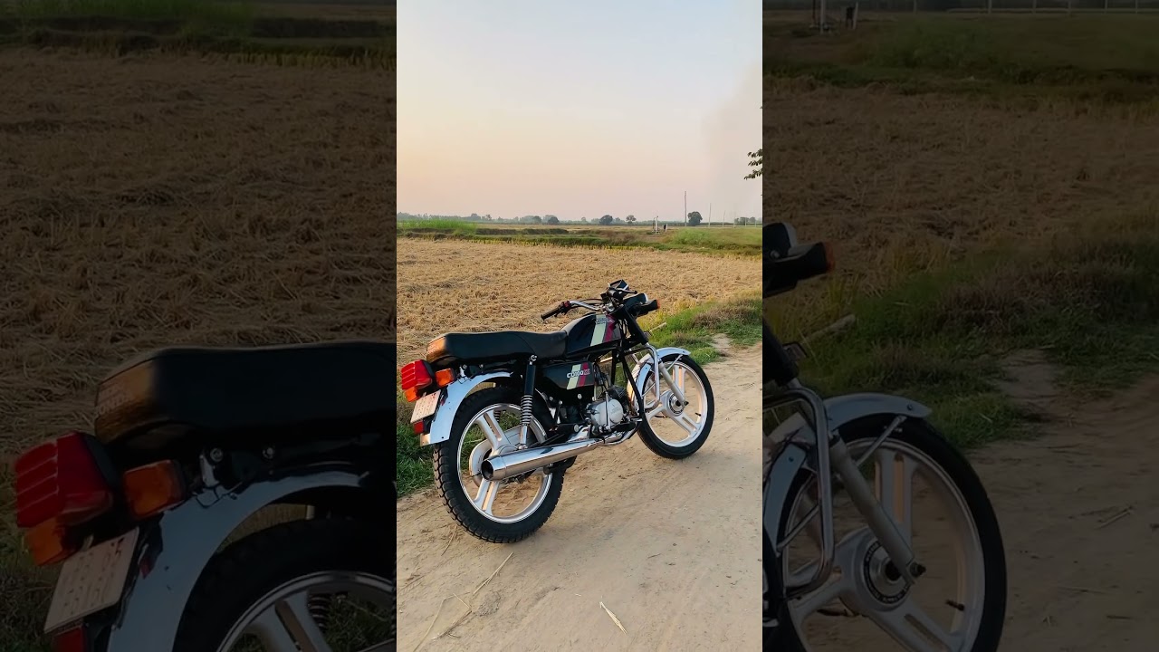 Hero Honda Cd100ss Modified black color #Trending #Punjab #Cd100ss ##8150
