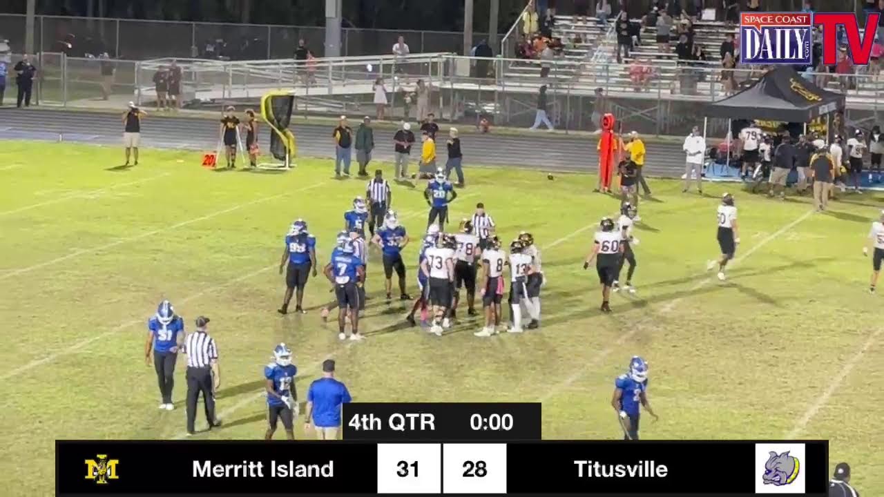 WATCH LIVE: Merritt Island Mustangs Travel to Titusville for Prep Football Showdown