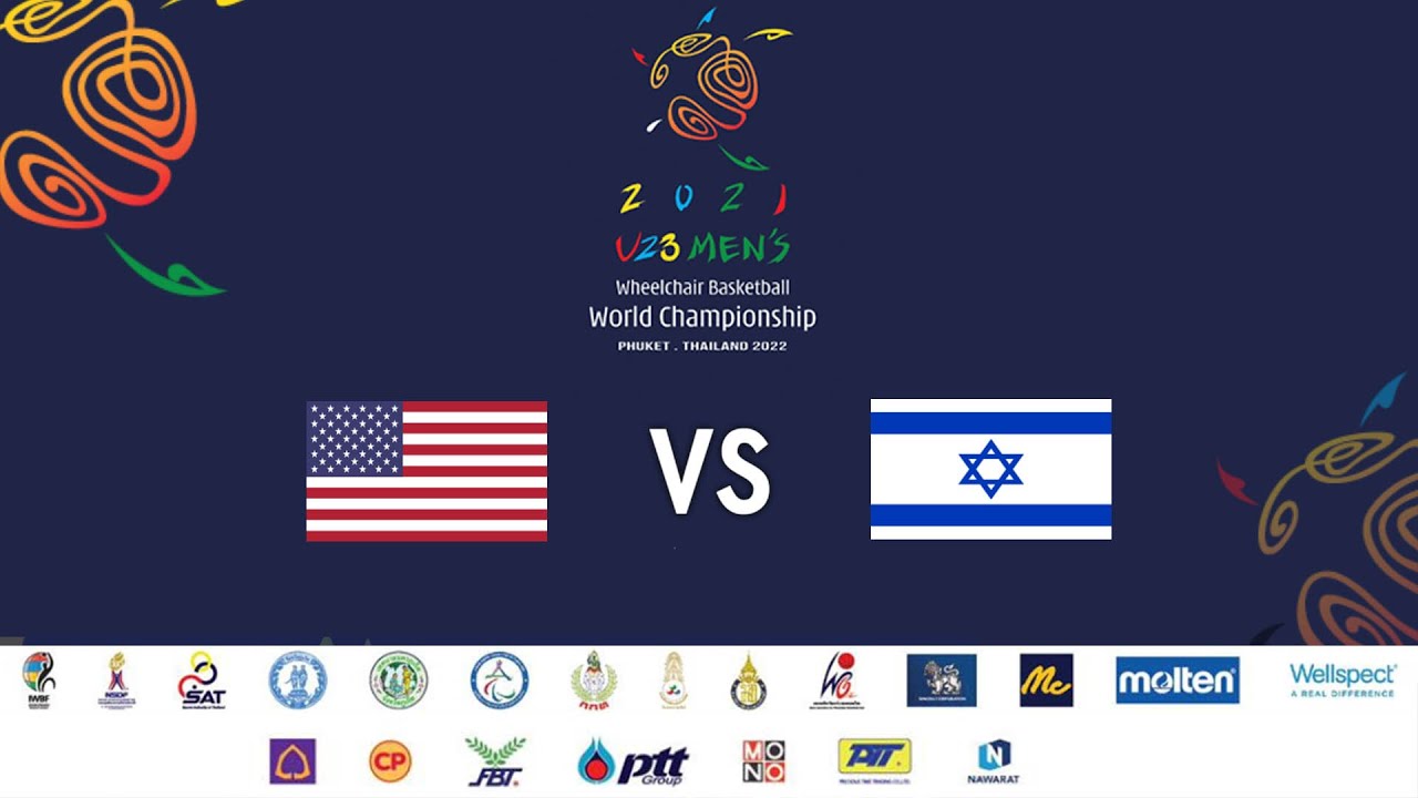 2021 IWBF Men’s U23 World Championship | Game 17 | USA vs Israel