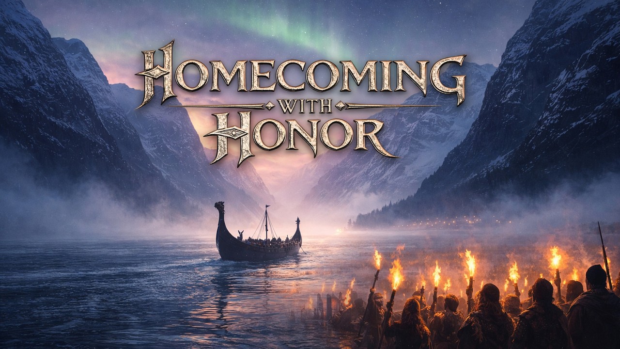 Homecoming with honor - Ember of Midgard - Nordic folk song (musicvideo)