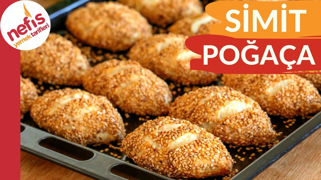 KAHVALTIYA 10 DAKİKADA SİMİT POĞAÇA ✅💯  Pastane Lezzetinde Kıyır Kıyır Bir Tepsilik Poğaça 👌