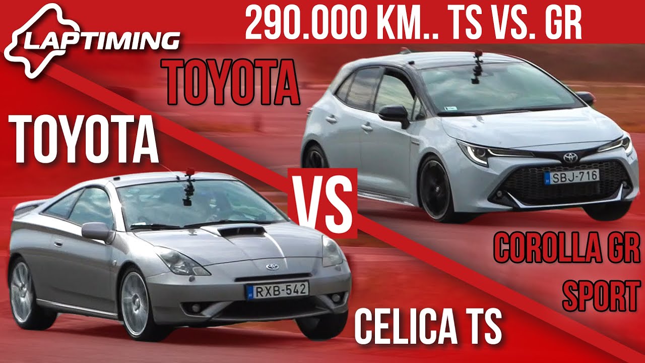 LAPTIMING: 290.000 km.. Toyota Celica TS vs. Toyota Corolla GR Sport (ep.121)