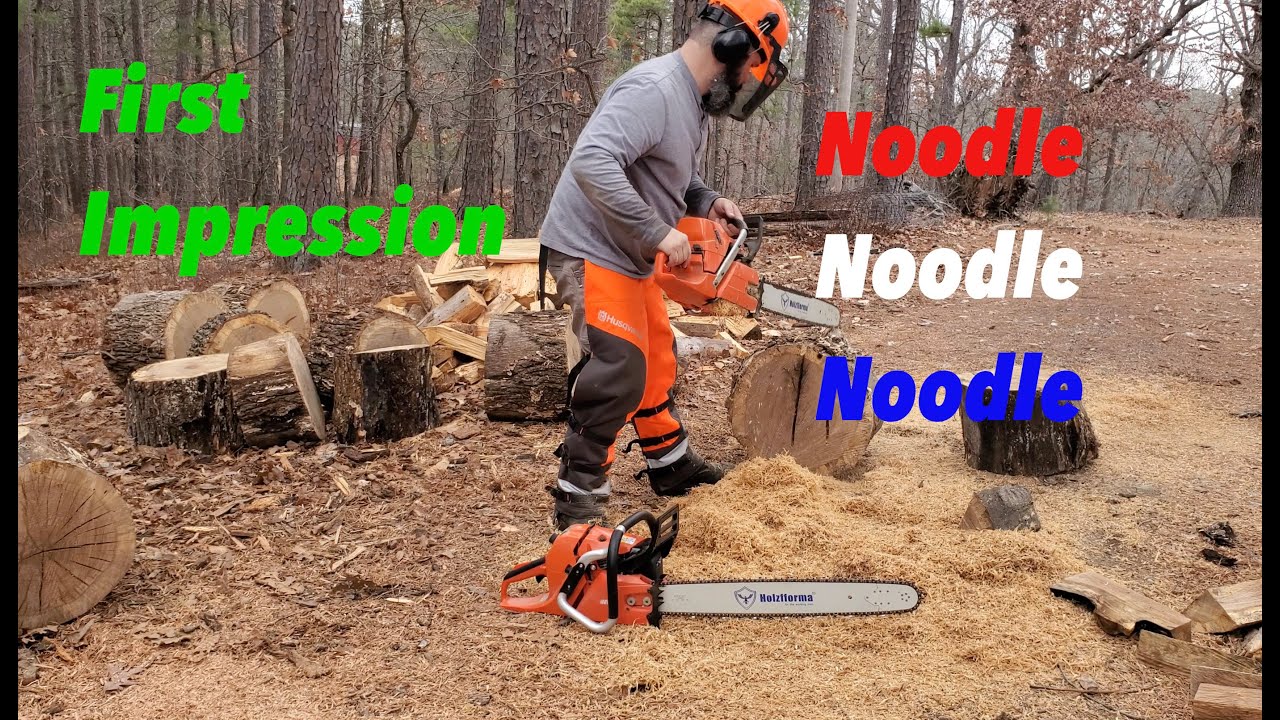 ECHO CS-620PW Noodling First Use Impression - a little discussion about Farmertec G372 Design