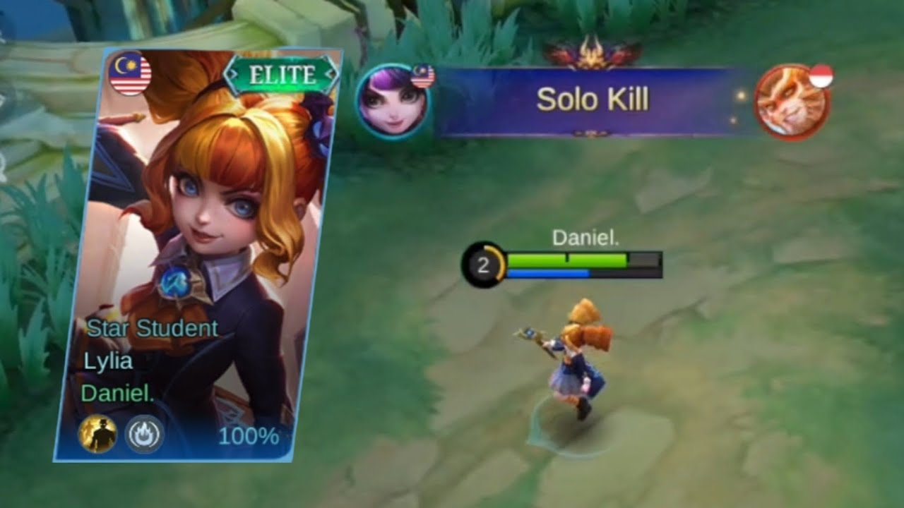 LYLIA EXP LANE LAWAN SUN? MENANG ATAU KALAH? 