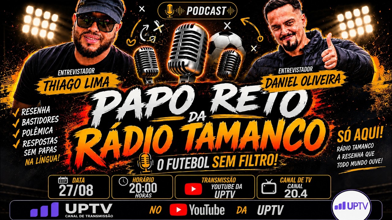 AO VIVO | PAPO RETO R&Aacute;DIO TAMANCO | UPTV | CANAL 20.4 | 599