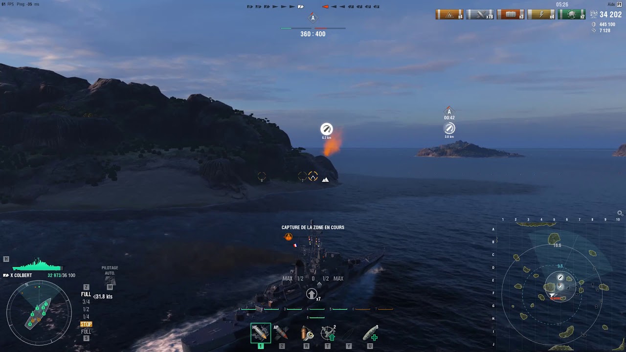 World of Warships - Batailles class&eacute;es - F&eacute;vrier 2020