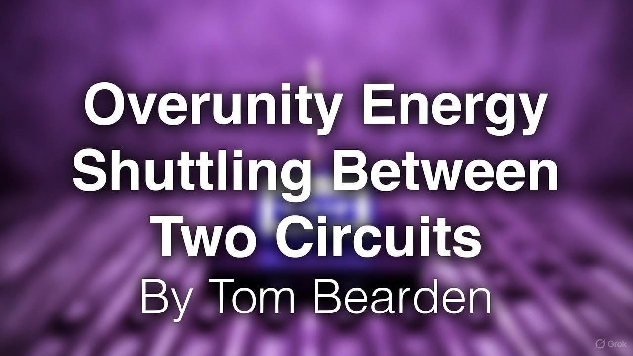 Rare Tom Bearden Paper: Overunity Energy Shuttling Between Two Circuits 1994