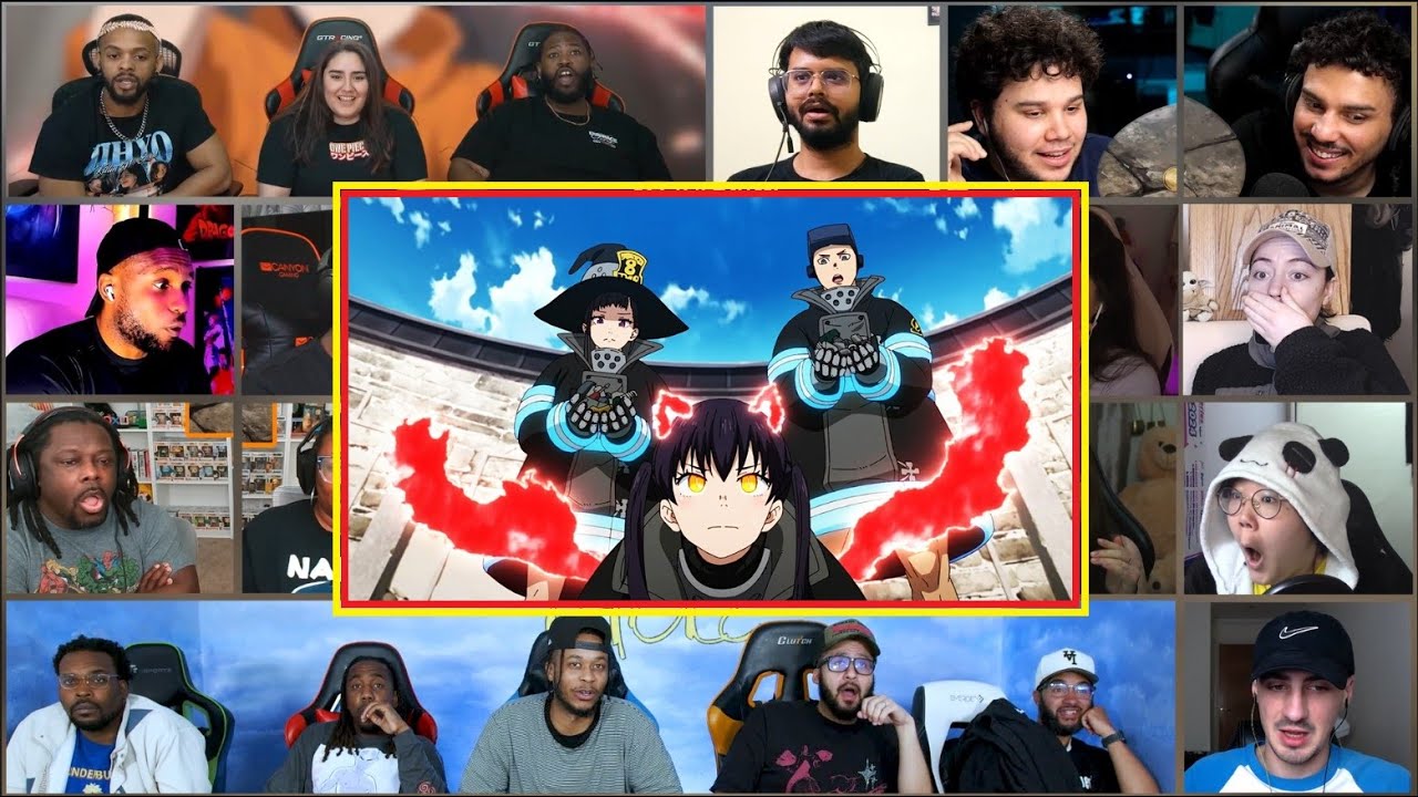 Fire Force Season 3 Episode 4 Reaction Mashup | 炎炎ノ消防隊