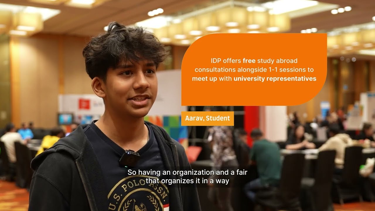IDP Study Abroad Education Fair | Student Testimonial