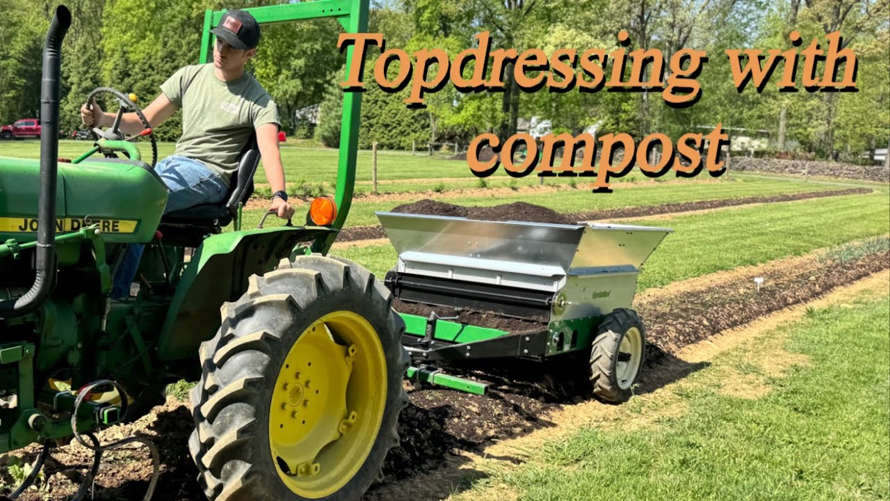 Best compost spreader for garden rows: Earth and Turf 248PT