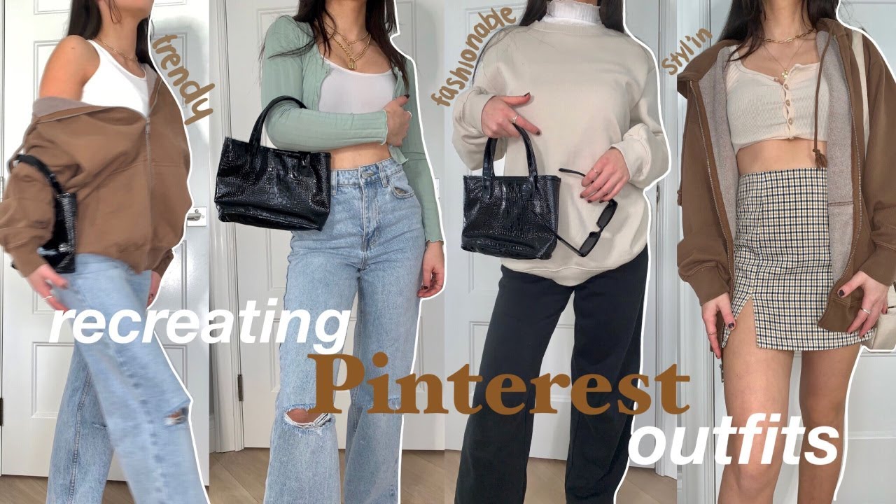 Recreating Pinterest Outfits *trendy*