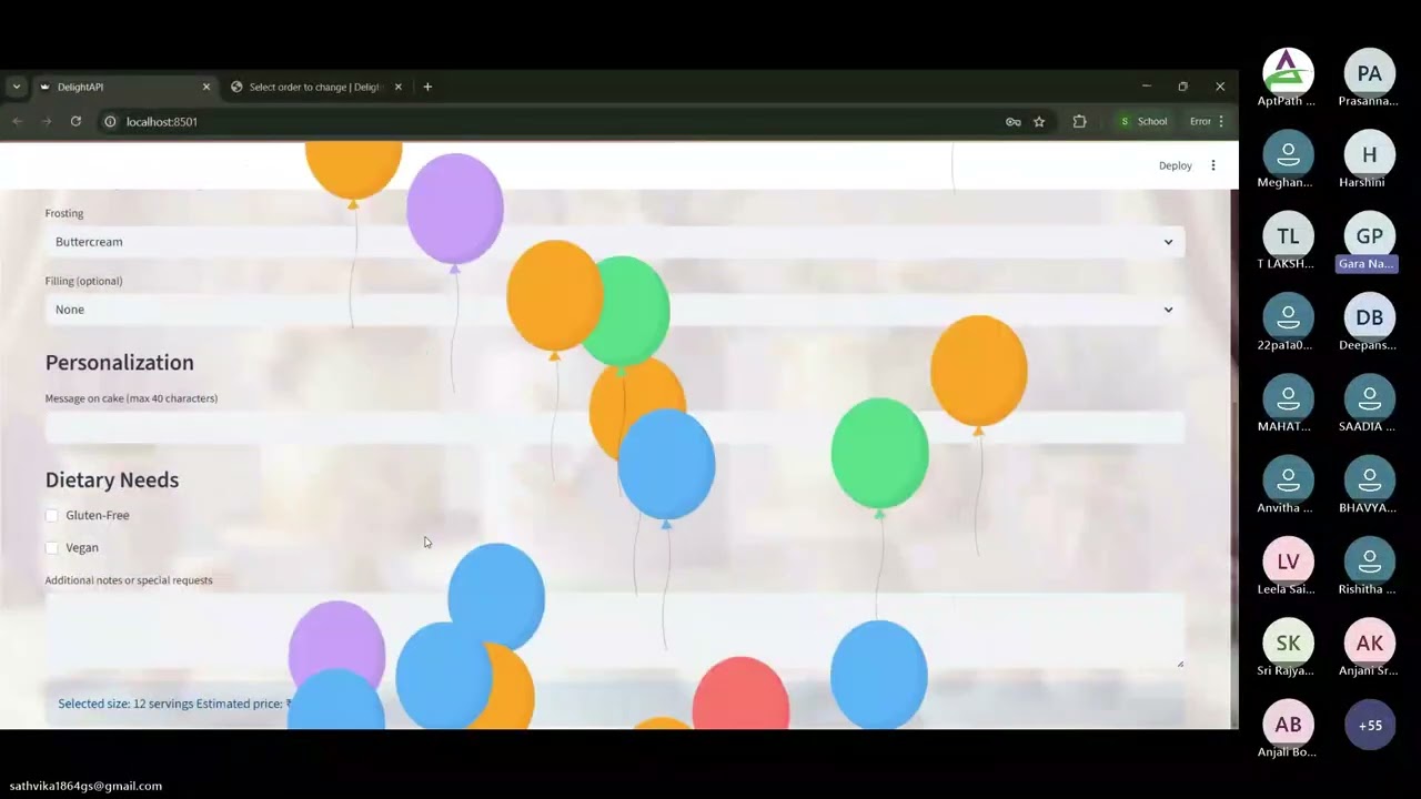 DelightAPI – Smart Backend for Seamless Cake Deliveries