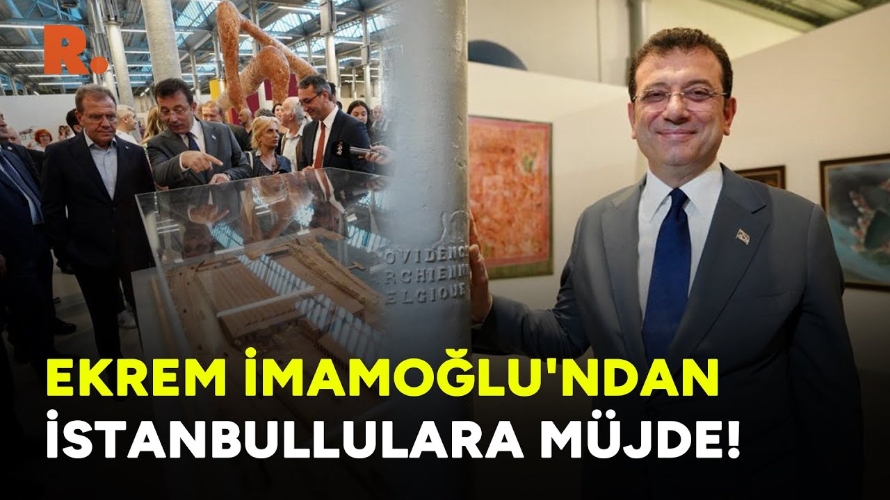 Ekrem İmamoğlu'ndan Artİstanbul Feshane açılışında İstanbullulara müjde!