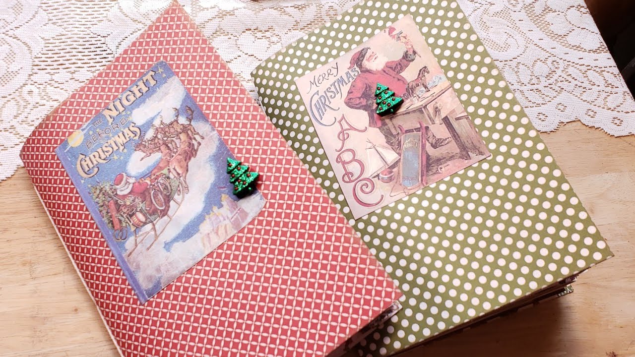 Simple Beginner December Daily Junk Journal Tutorial for Christmas