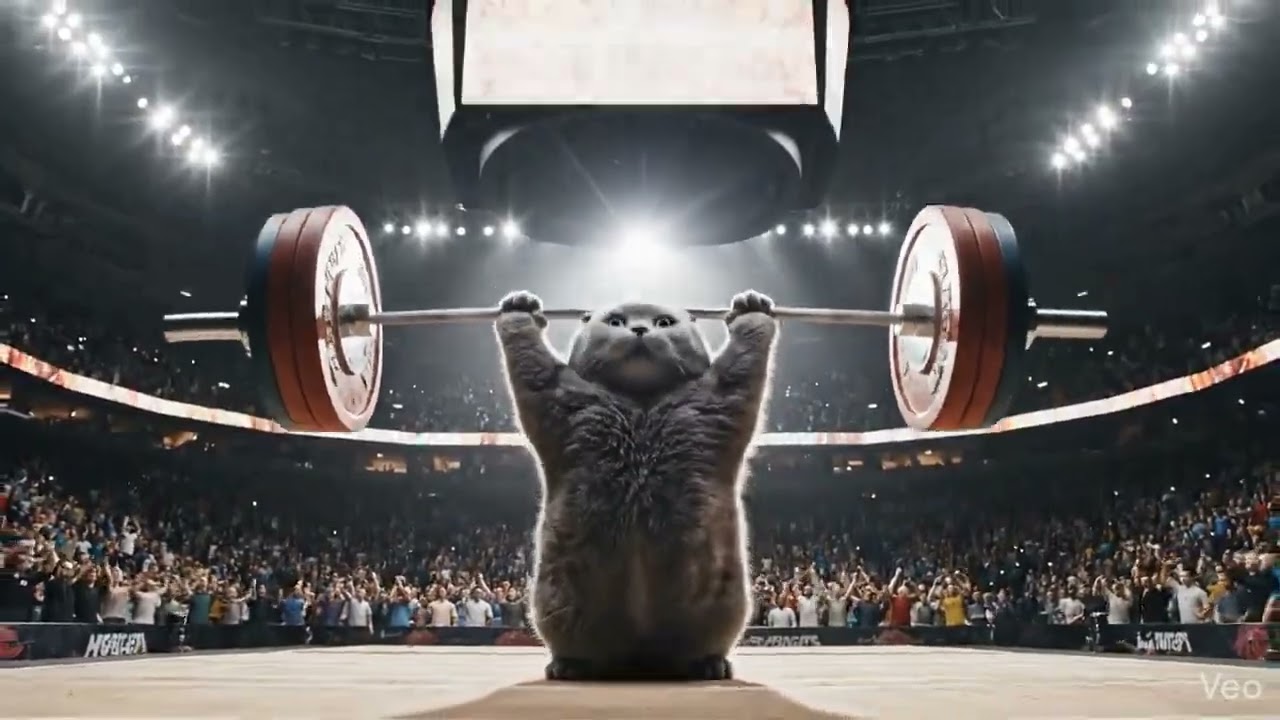 【感動の引退】伝説の猫チャンピオン、最後のステージへ…🐾🏋️‍♂️