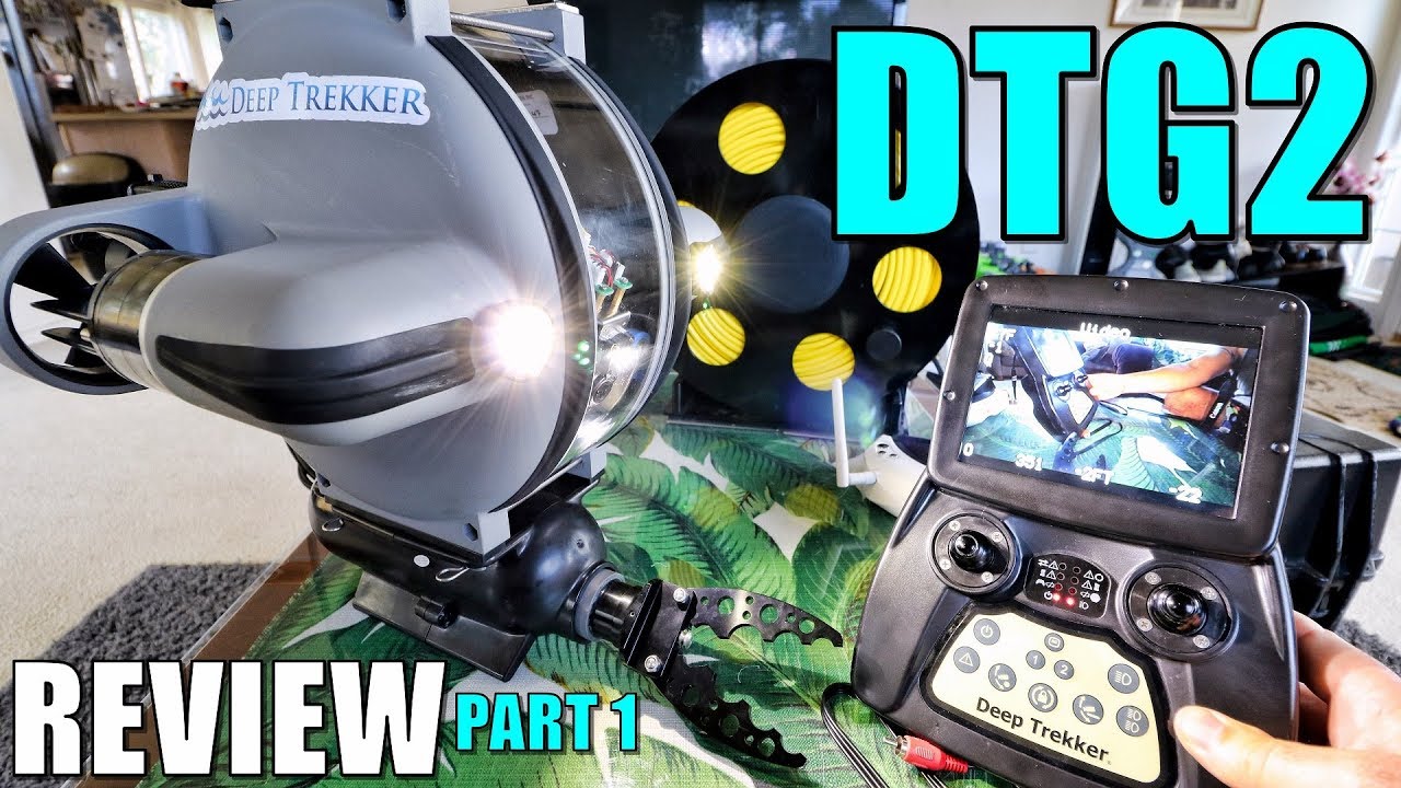Deep Trekker DTG2 WORKER ROV Submarine Review - Part 1 - Inspection & Grabber CRUSH Test!