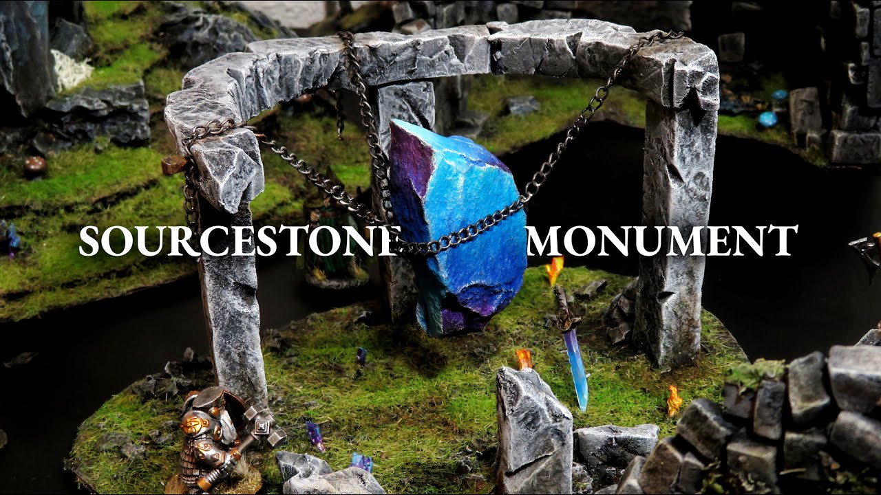 Basic Rock = Epic Terrain: The Sourcestone Monument (D&D, Wargaming)