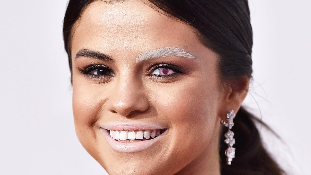 if SELENA GOMEZ were ALBINO...