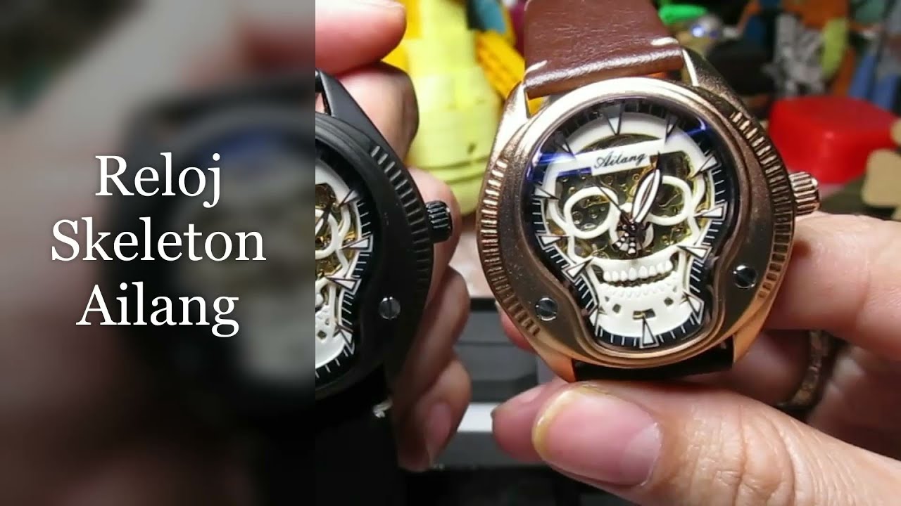 Reloj de calavera Ailang - Skeleton - Autom&aacute;tico