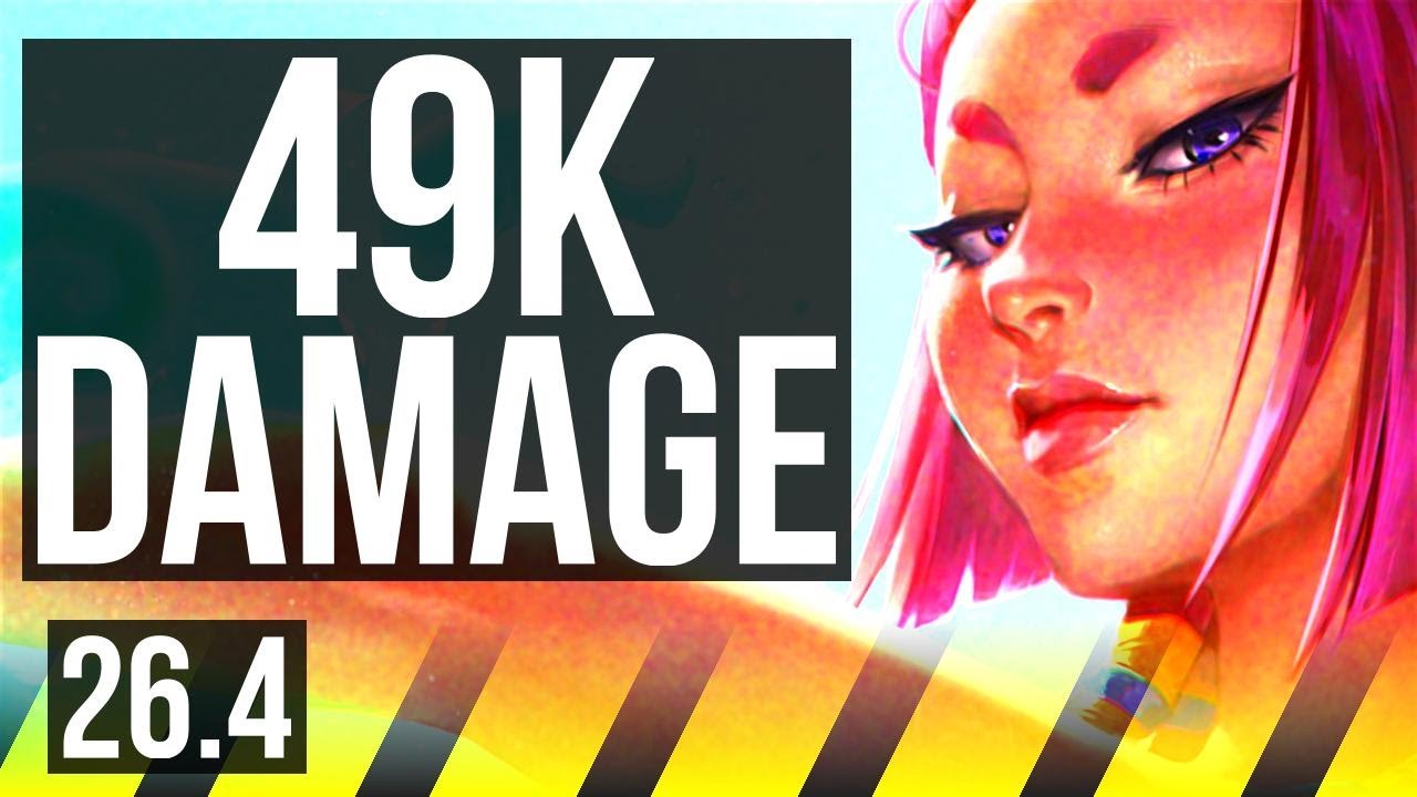 YUNARA & Milio vs JINX & Zyra (ADC) | 49K damage | KR Master | 26.4