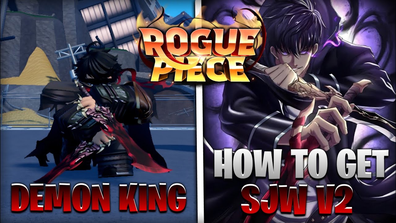 Rogue Piece | SUNG JIN WOO V2 | Showcase + Tutorial Como Obter SJW V2 (Op Sword) #roguepiece