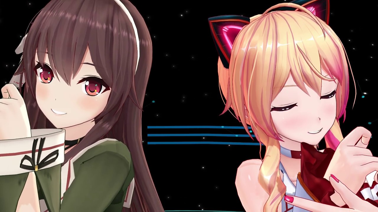 【アイドル部MMD】 猫乃木もち＆八重沢なとりで「淋しい熱帯魚」