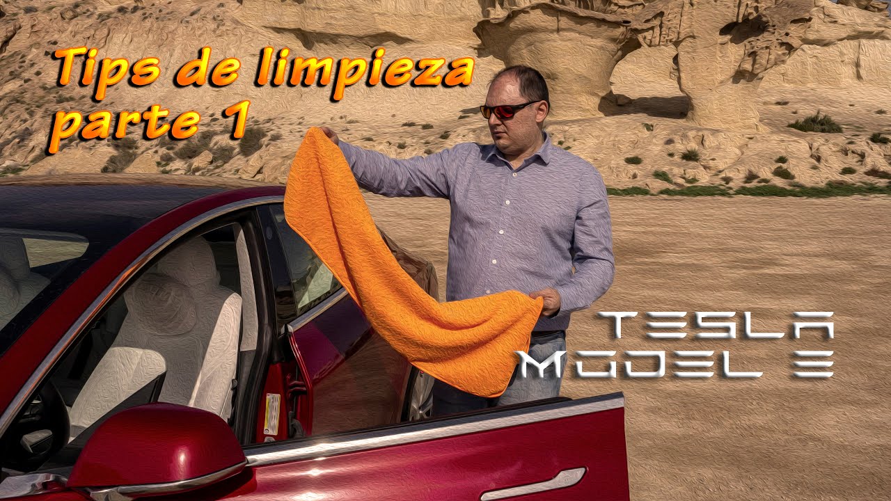 Tips de limpieza del Tesla Model 3