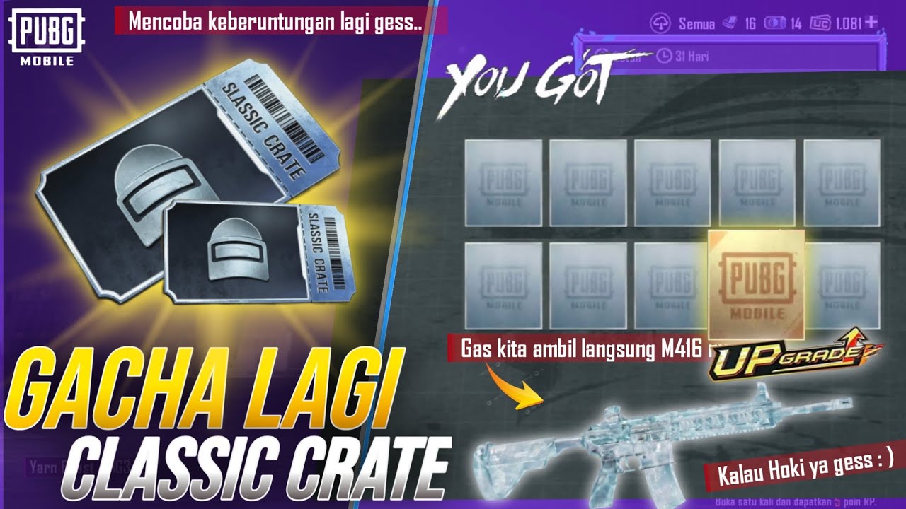GACHA SKIN GRATIS M416 GLACIER 🥶🥶🥶