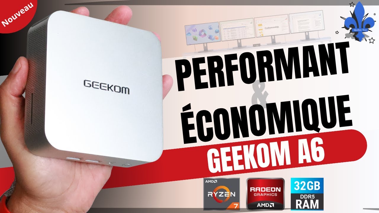 Ce Mini PC GEEKOM A6 bat des machines deux fois plus ch&egrave;res
