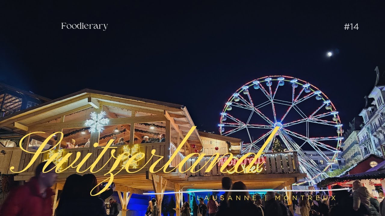 Exploring Montreux Christmas Market & Lausanne | Flying Santa in Switzerland!
