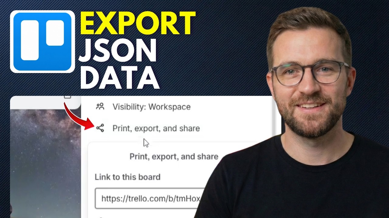 Как экспортировать данные в формате JSON из Trello (пошаговое руководство, 2026 г.)