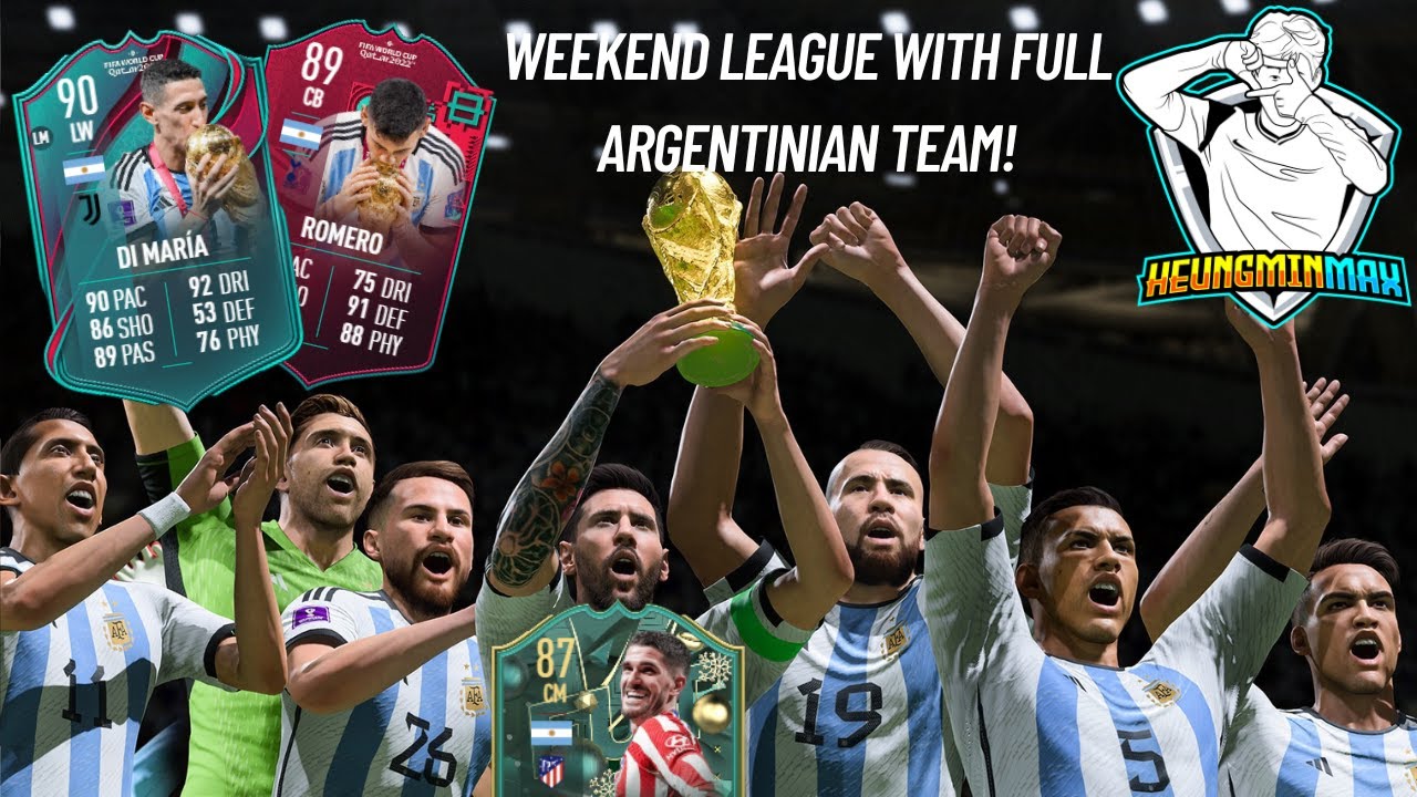 FUT Champs Weekend League Full Argentinian Team Part 1 FIFA 23 Ultimate Team