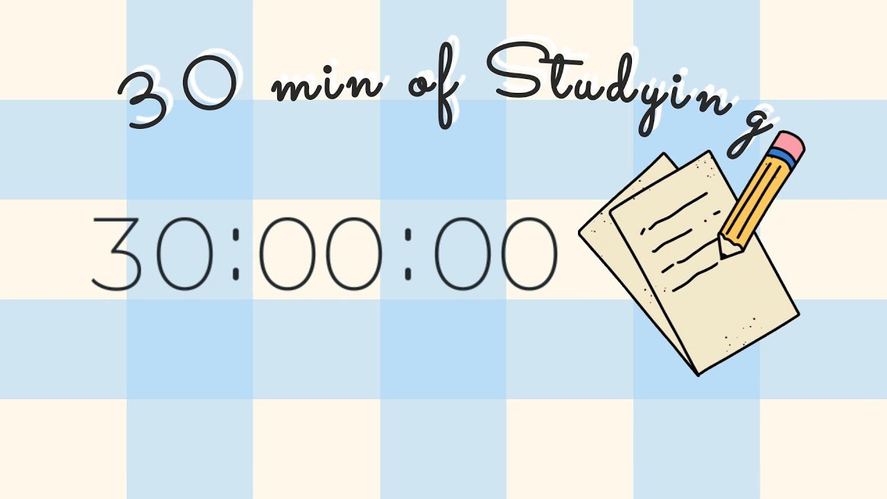 30 Minute Aesthetic Study Timer with Peaceful Lofi Music + Bible Verse