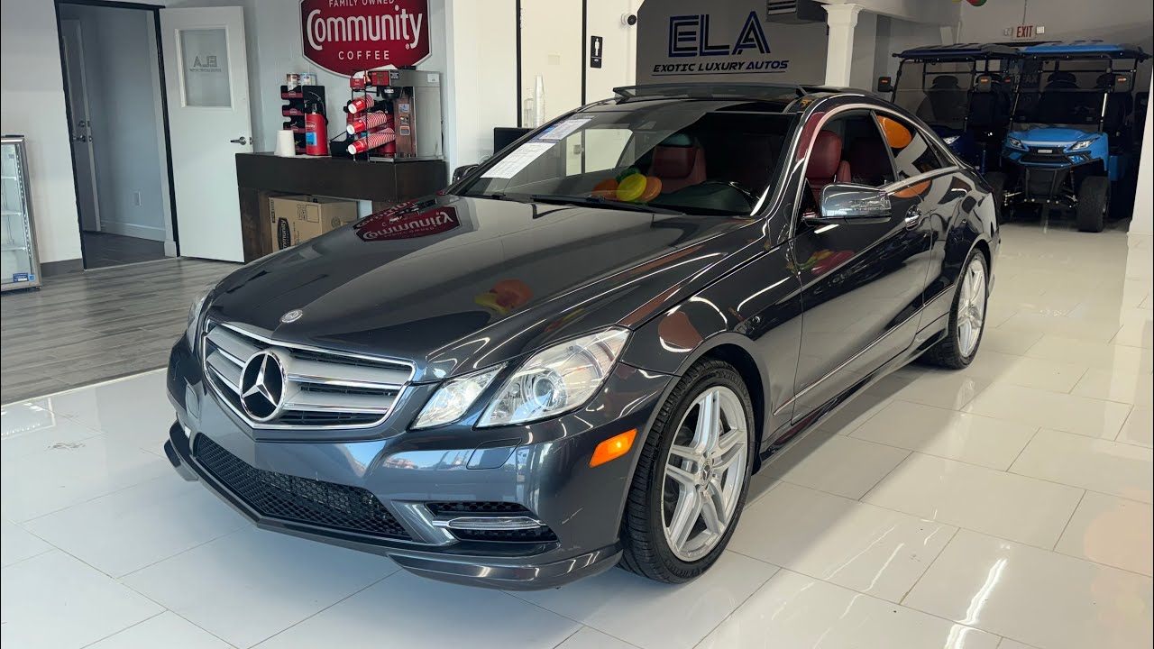2013 Mercedes-Benz E550 Coupe Walk Around @ExoticLuxuryAutos
