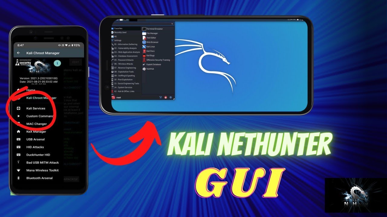 How to setup Kali Nethunter GUI on VNC rooted