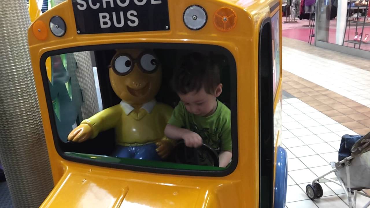 Keenan riding the bus with Arthur :-)