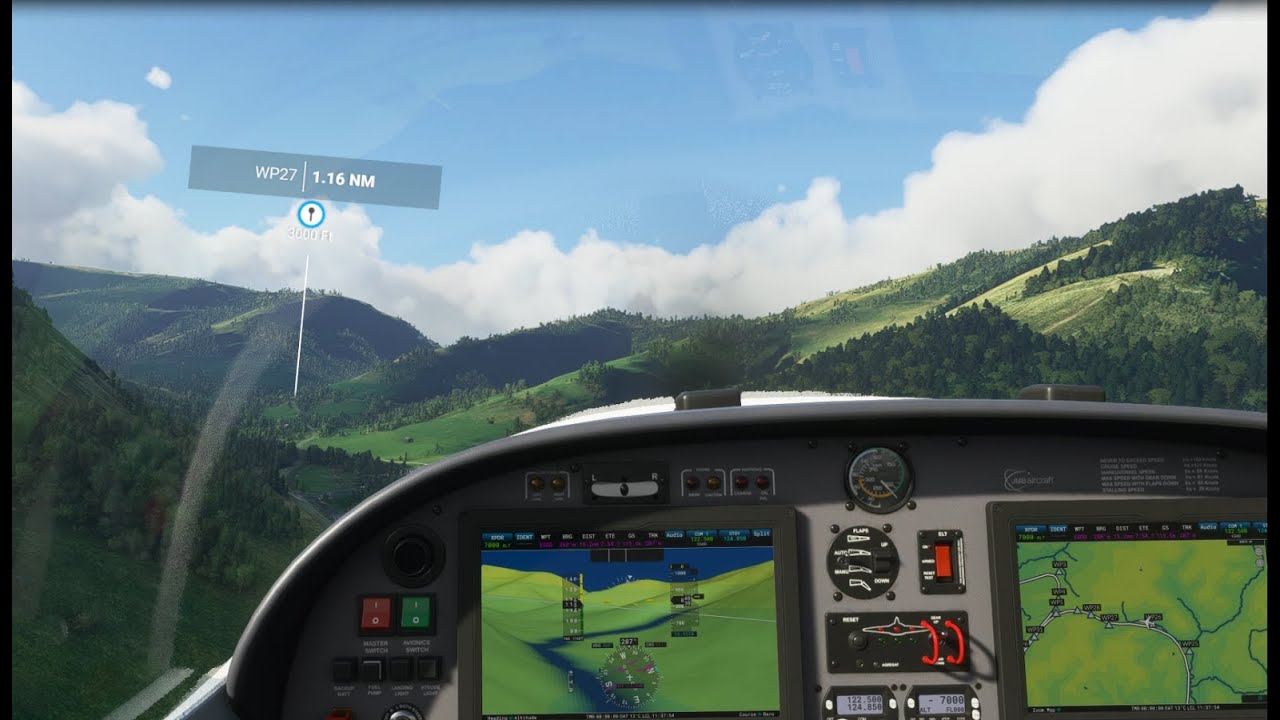 MSFS 2020 - UK scenery - EGOD Mach Loop Flight plan