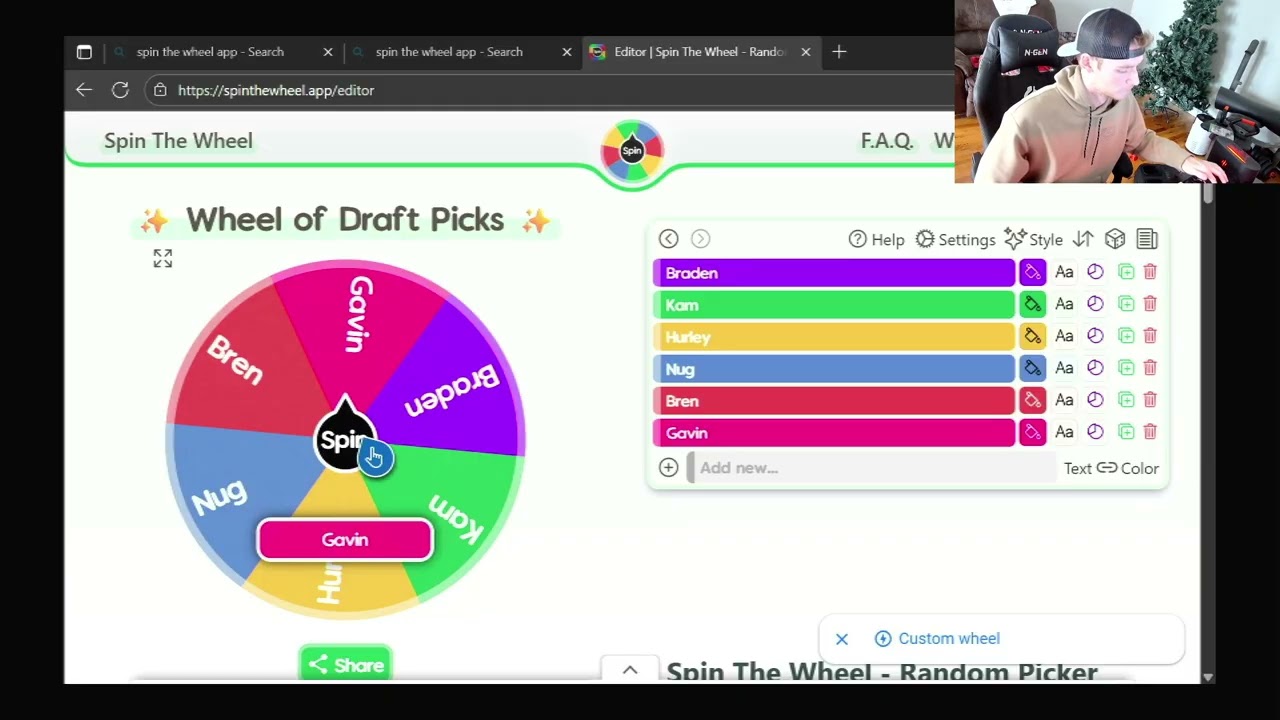 WHO GETS PICK #1? 👀 | Dynasty League Season 2 Draft Order Wheel