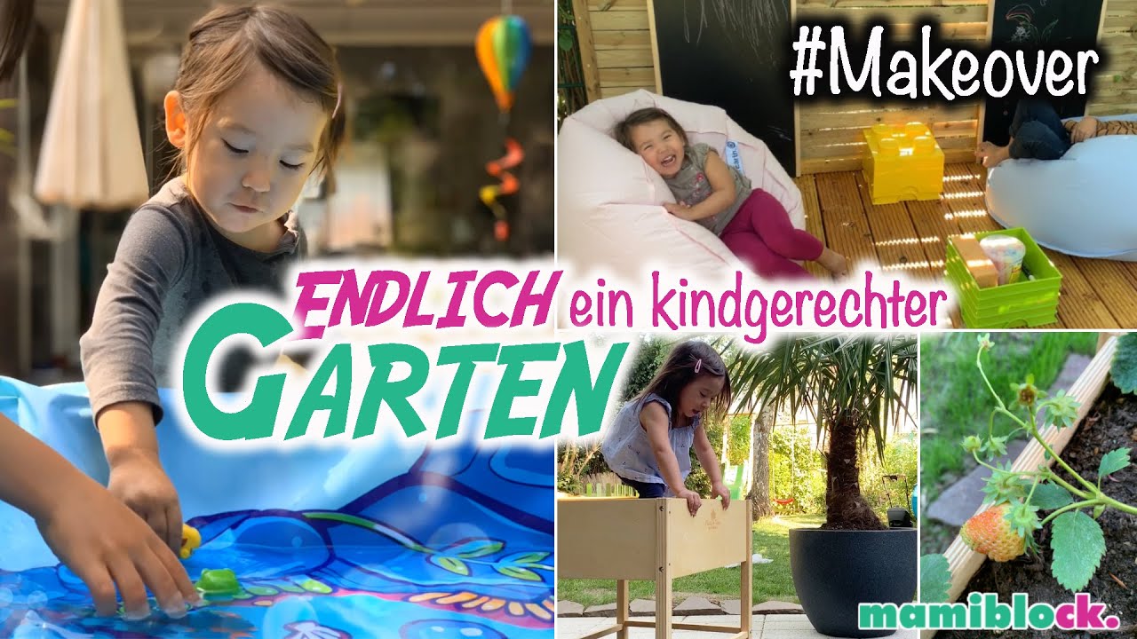 Unser Garten - Endlich kindgerecht 😁🙏🏻 | Makeover | Gartengestaltung | Outdoor Ideen | mamiblock