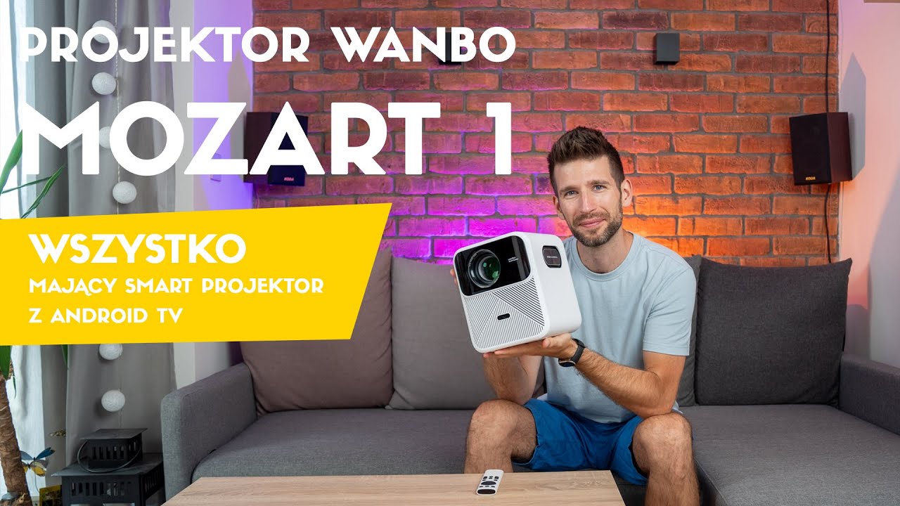 Wanbo Mozart 1 z Androidem - test najlepszego jakiego miałem w rękach wszystko mającego projektora!