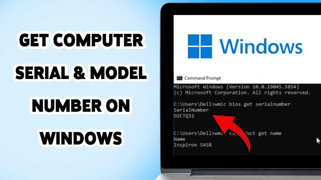 How To Get Computer Serial And Model Number On Windows 2025 | Check Windows ID Number