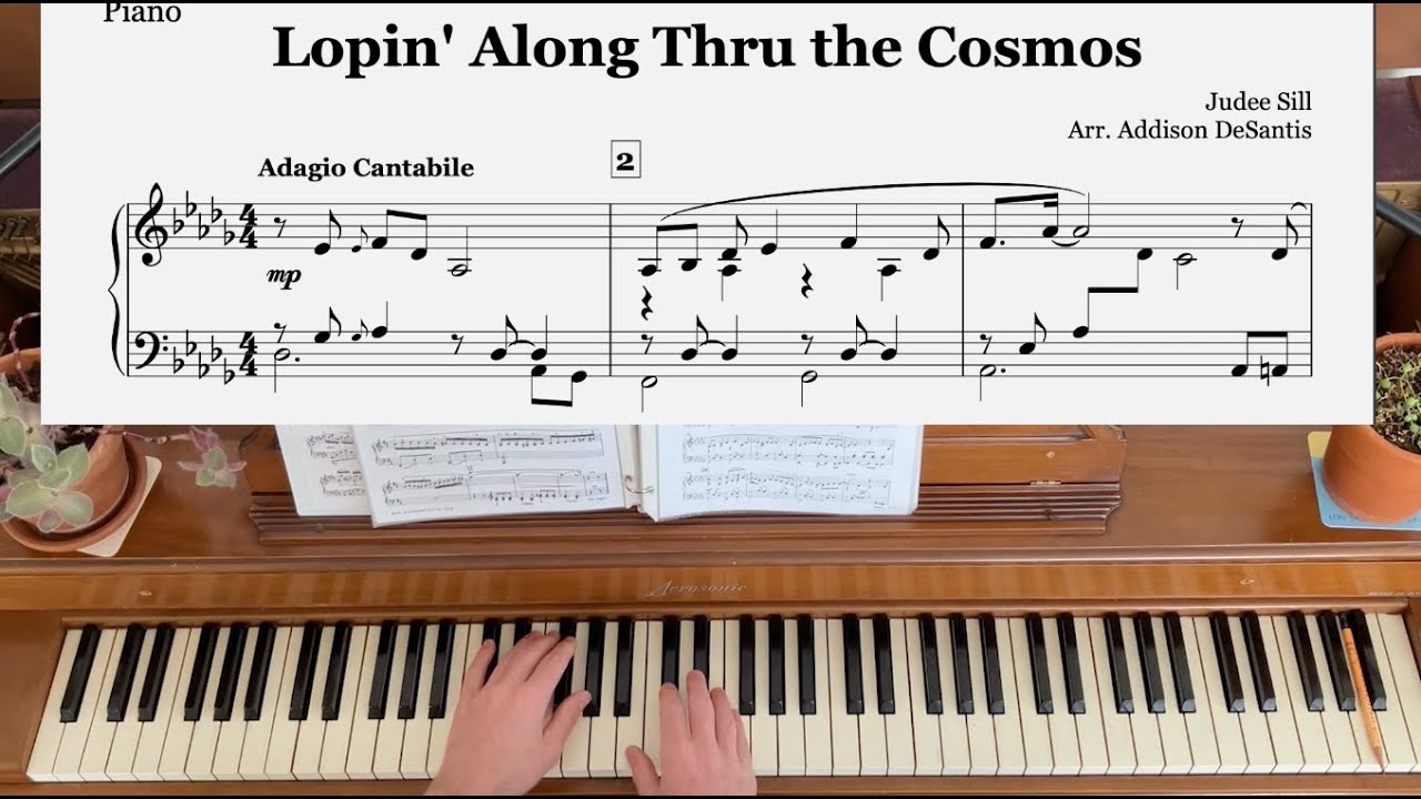 Judee Sill "Lopin' Along Thru the Cosmos" piano arrangement