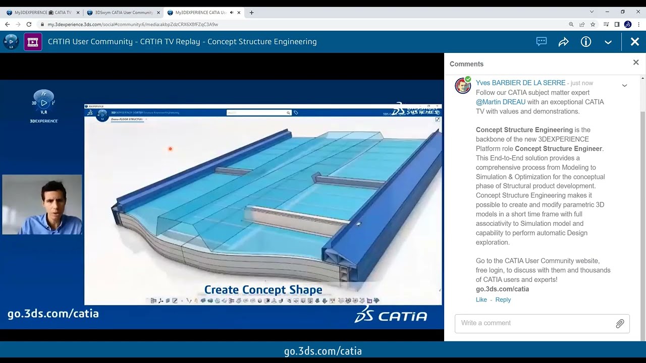 Concept Structure Engineering | CATIA TV replay | CATIA User Community