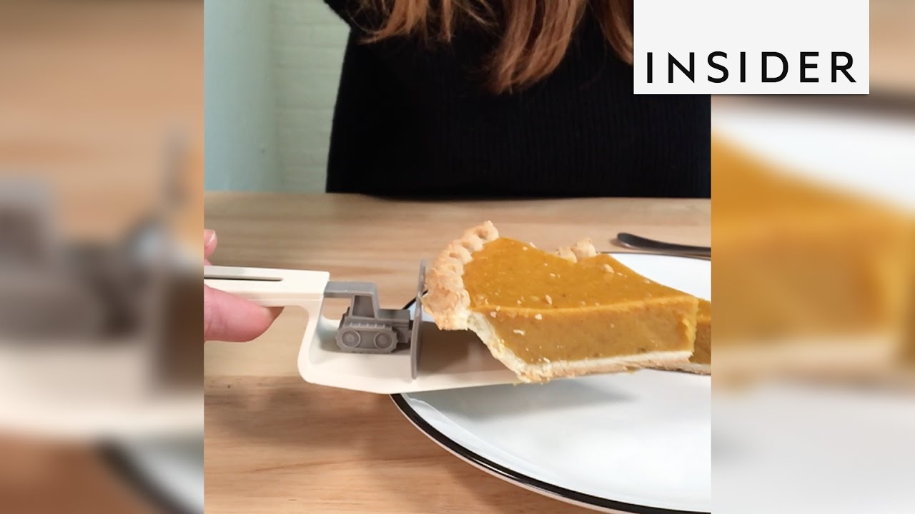The Cakedozer pushes dessert right onto your plate