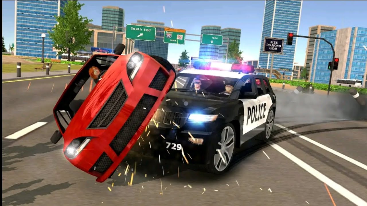 Crazy Police Car Chase Crops Simulator Games | Police Car Drift Race