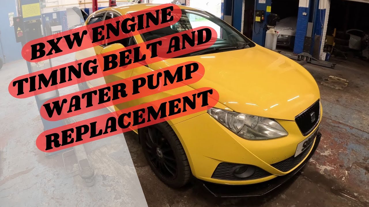 Замена ремня ГРМ и водяного насоса Seat Ibiza 1 4l 16V