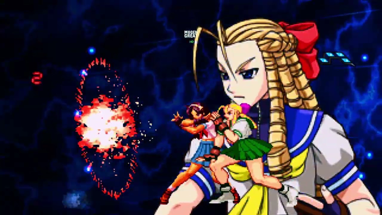 [Mugen GAME] HD Super Karin Vs Lady Athena, Magic Athena, Mai Shiranui, Akemi Miyazaki