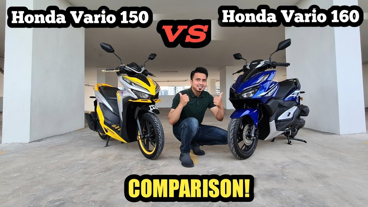 Honda Vario 150 VS Honda Vario 160 ABS | COMPARISON
