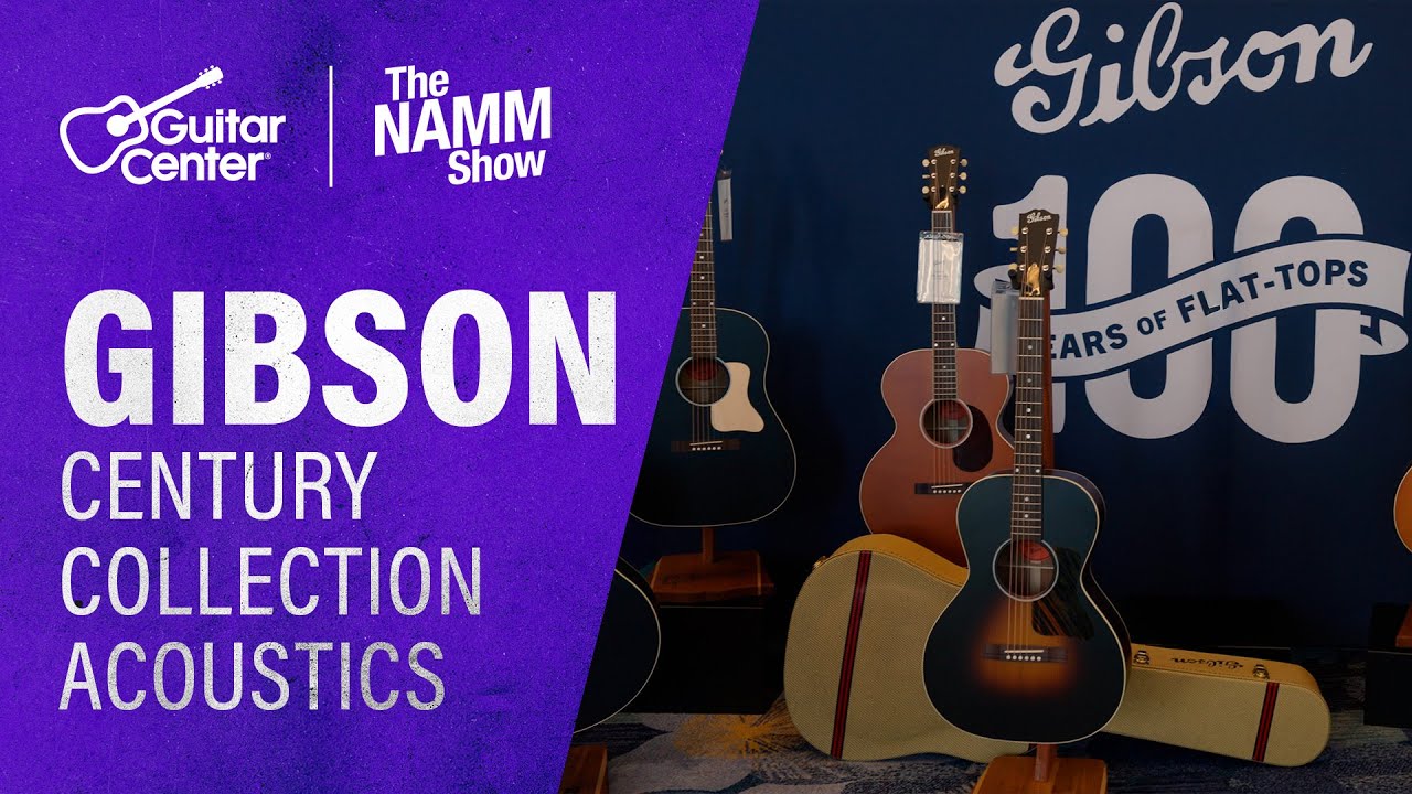 Обзор новых акустических гитар Gibson Century Collection | NAMM 2026